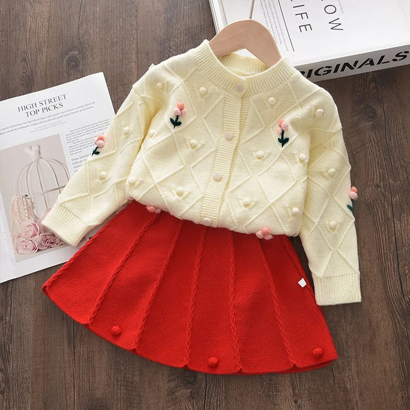 Spring Clothes for Kids Girls dresses summer skirt two piece of set skirt Girls clothing sets children clothes princesses dress