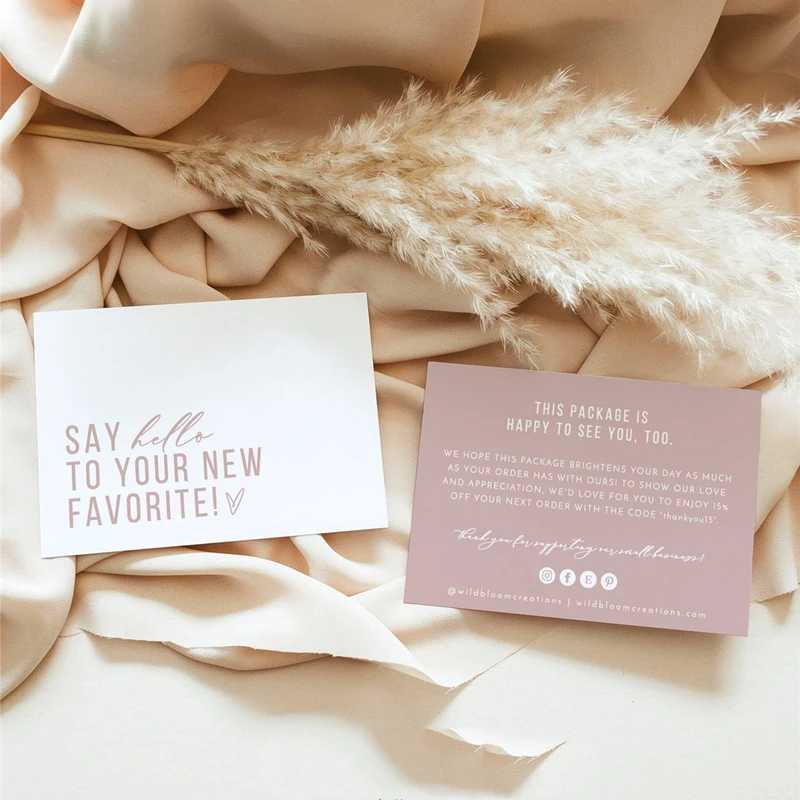 Thank you card custom custom wedding invitation thank you card for business models handmade thank you card