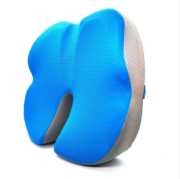 Ergonomic Lumbar Support Pillow Coccyx Orthopedic Comfortable Seat Cushion Memory Foam Chair Pillow for Car Office Home Chair
