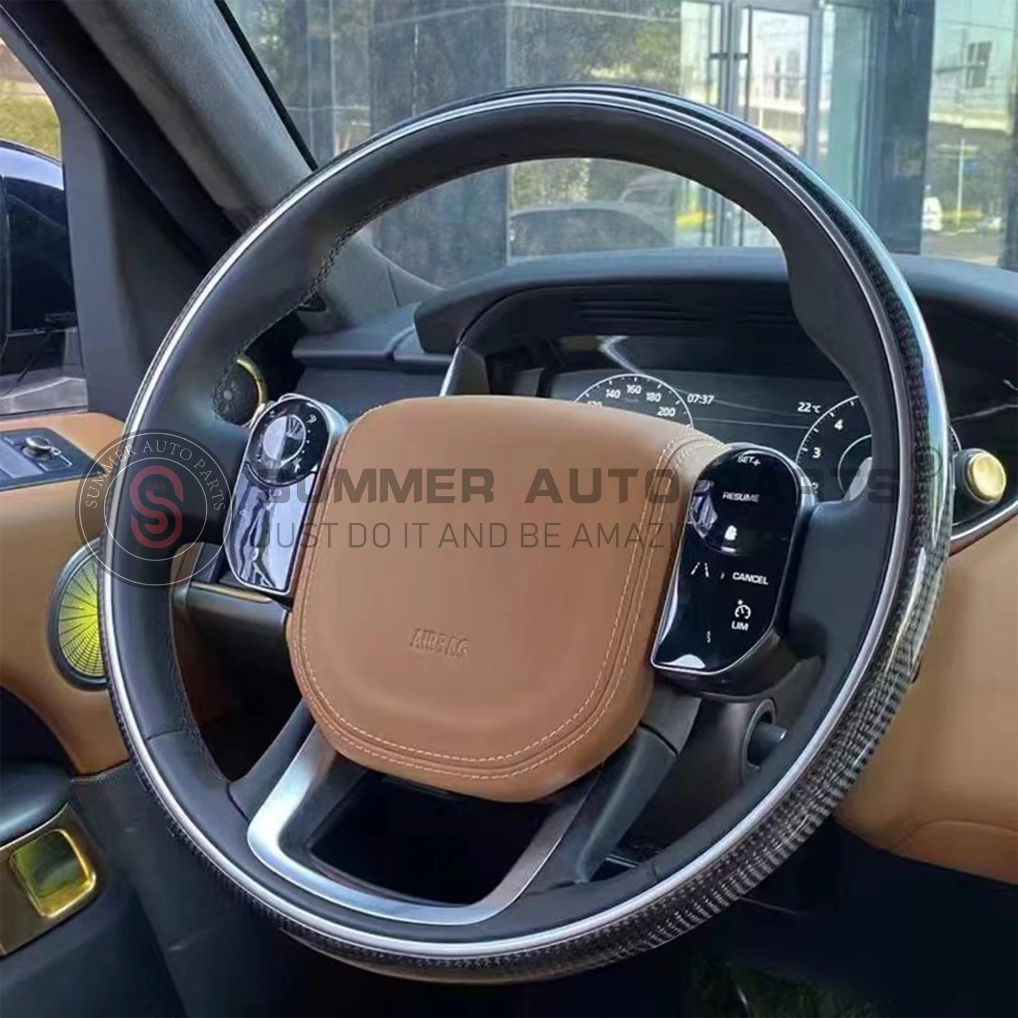 Летние автозапчасти на заказ многофункциональное рулевое колесо рычаг переключения передач подходит для Land Rover Range Sport