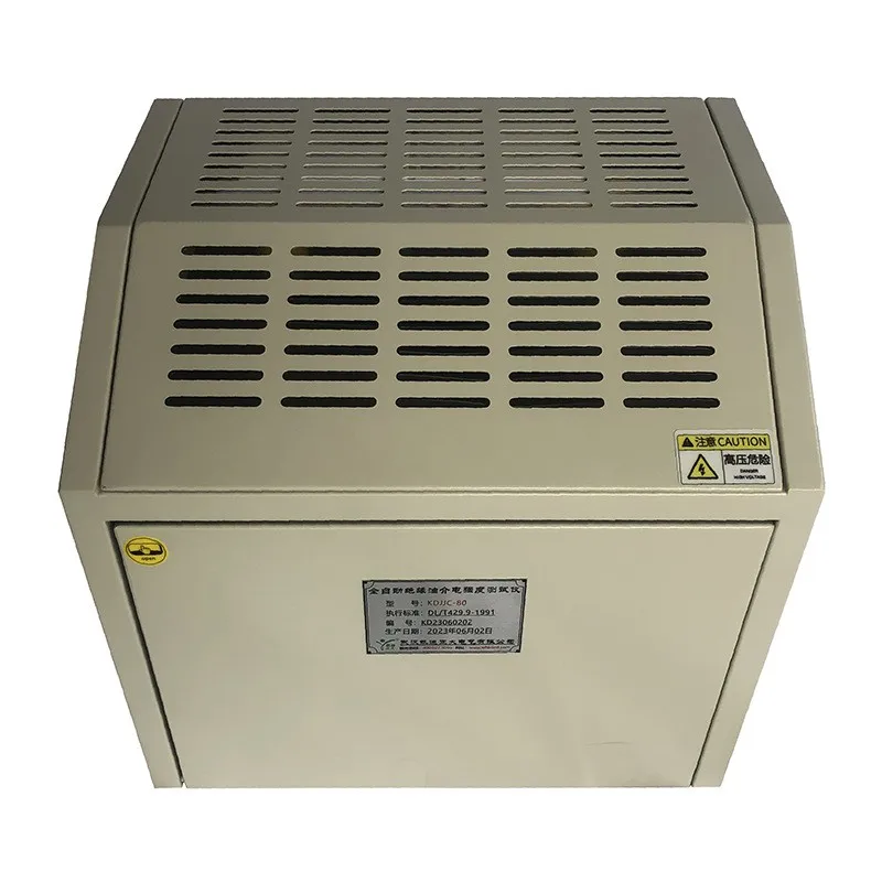 Automatic insulating oil dielectric strength tester 80kV Transformer Oil Breakdown Voltage BDV Testeing Product