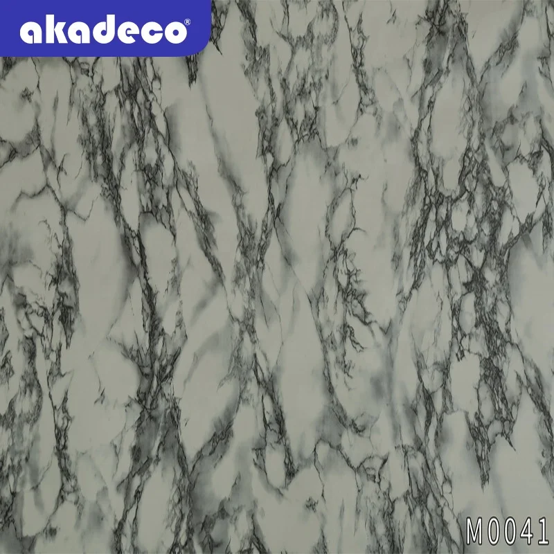Hot selling self adhesive marble granite contact paper cabinet shelf liner pvc wallpaper