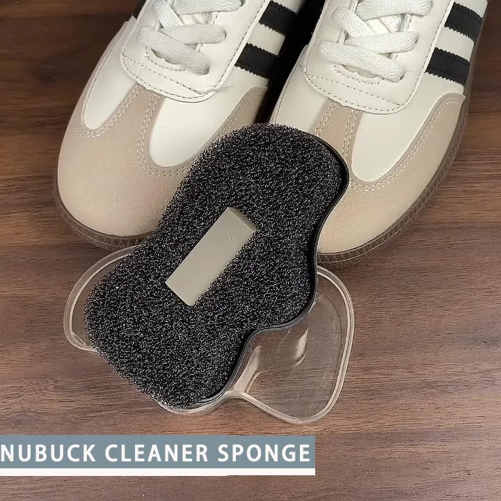 Nubuck Suede Shoe Cleaner Sponge Sneaker Shoes Canvas Cleaning Tool Dirt Remover with Sponge and Eraser