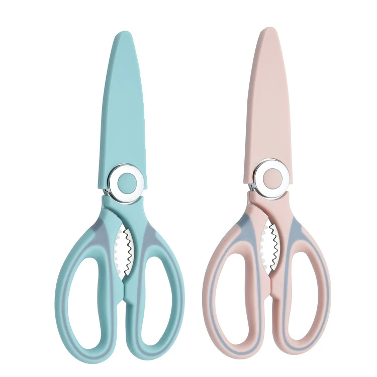 Hight Quality Multi-Functional Kitchen Scissor Stainless Steel and Handle PP Material Scissor