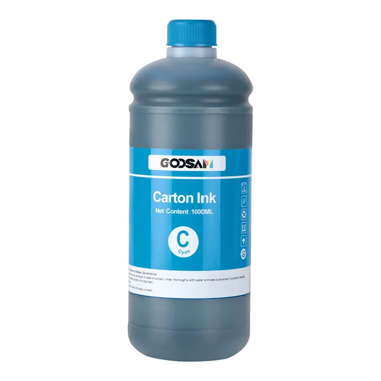 Goosam Carton Box Paper Cup Printing Bulk Refill Pigment Ink For HP 452 HP452 Printer
