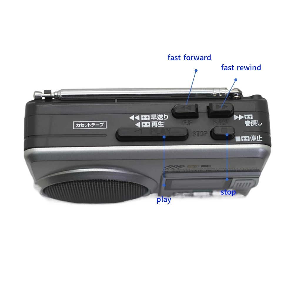 Low Price Hot Selling Wholesale ODM OEM Dropship Retro Style Am Fm Cassette Radio Player Recorder