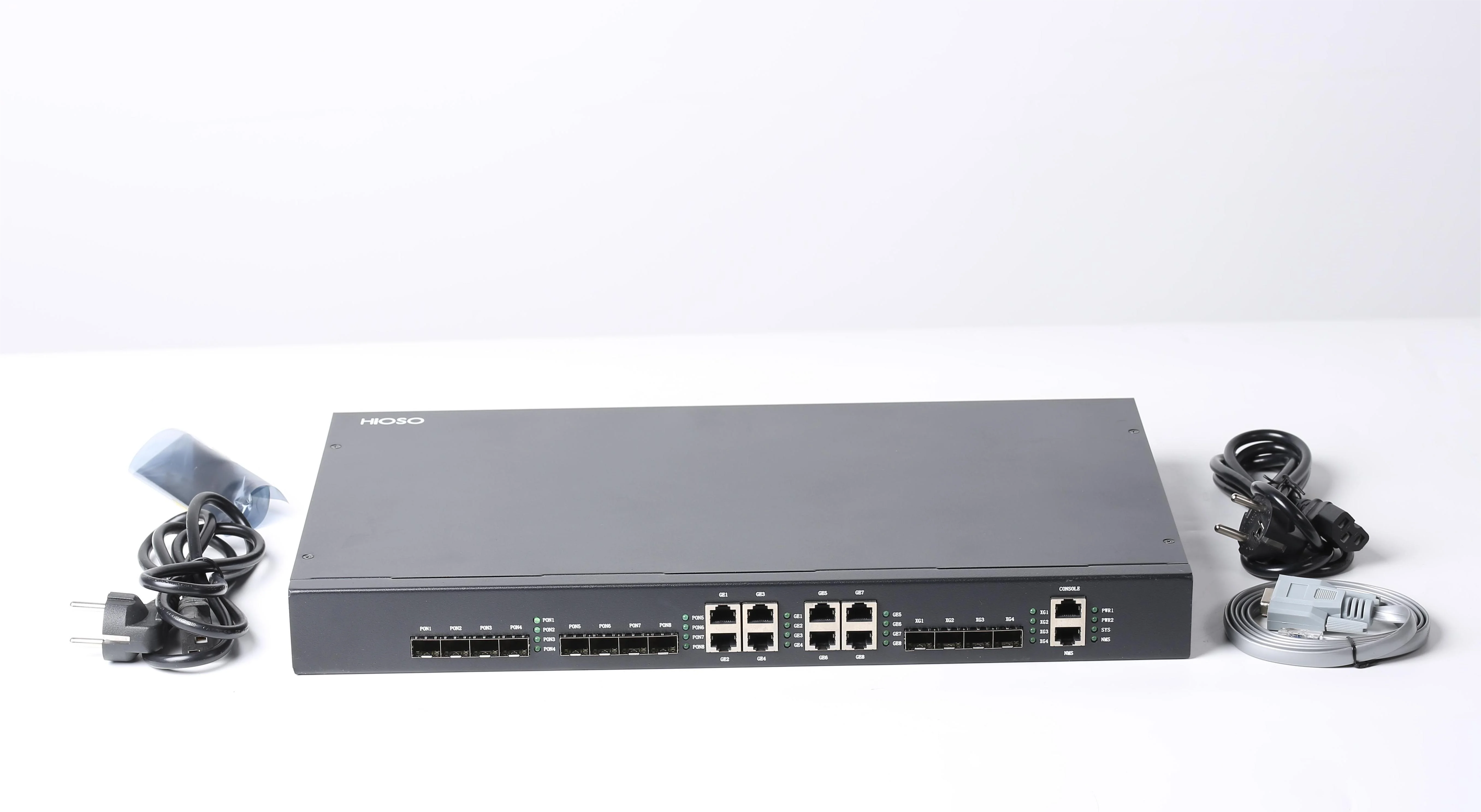 HA7308CX 1U frame 8PON 10G uplink EPON OLT high integration and medium capacity cassette EPON OLT Without modules