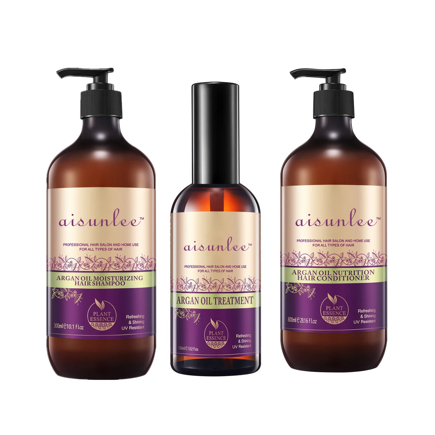 New Arrival Organic Vegan Nourish Argan Oil Shampoo And Conditioner Set Private Label Argan Oil Shampoo
