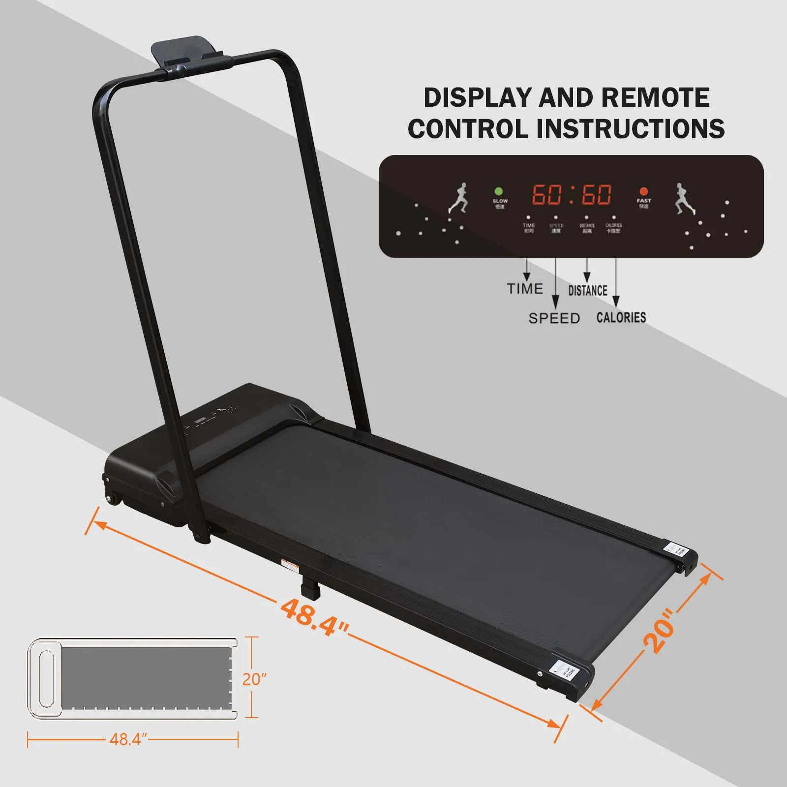 IUNNDS Perfect Treadmills for Home Use, Walking or Running Treadmill with Incline,300 lbs User Capacity Machine Treadmill