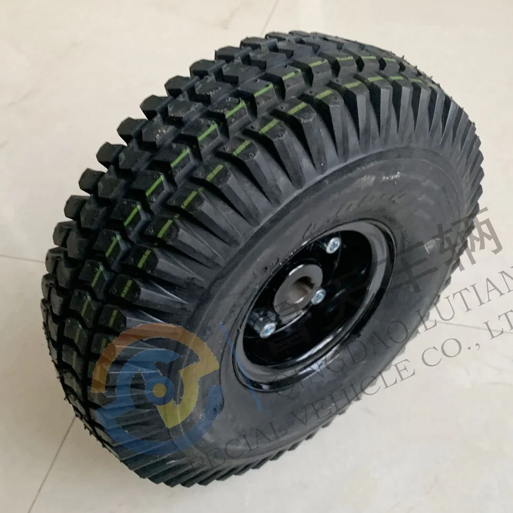 4.00-4 high quality rubber wheel 12' drive wheel 300mm lawn mover tire Driving wheel for carts Hand trolley Sack Truck