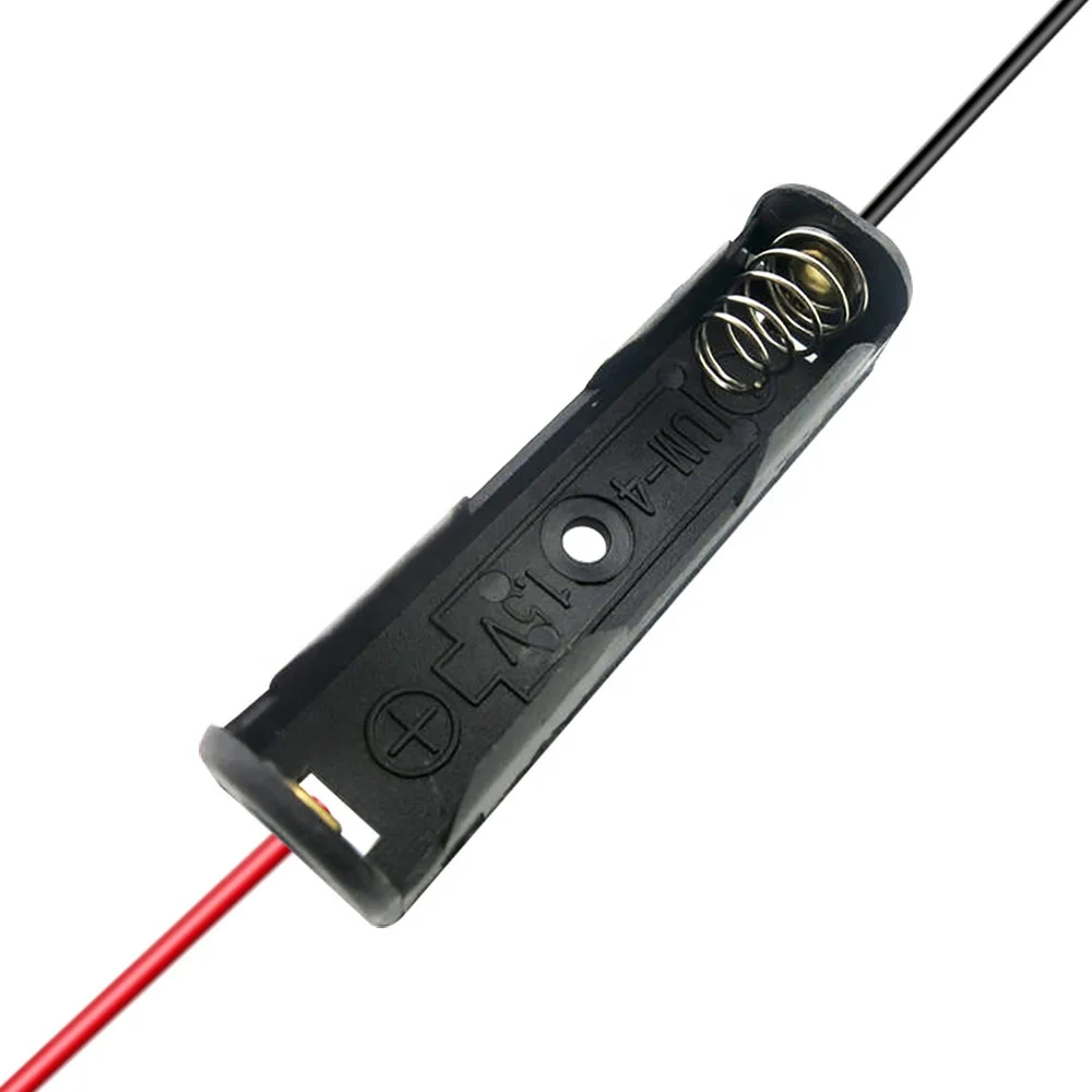 UM-4 1xAAA пластиковый держатель батареи с 6 'проводом