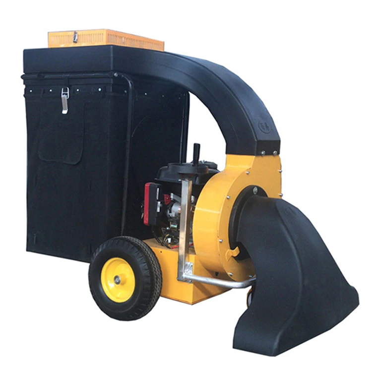 Professional Suction Leaf Collecting Suction Machine Walk Behind Leaf Blower Gasoline Leaf Collecting Machine