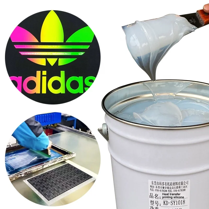 Factory high quality garment t-shirt printing fabric embossed t-shirt screen printing silicone pigment ink