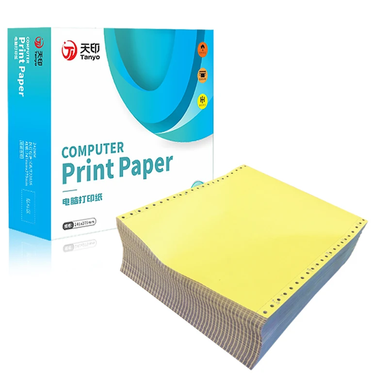 continuous printing multi size A4 double 1-6 layers 1000 sheets carbonless copy office paper