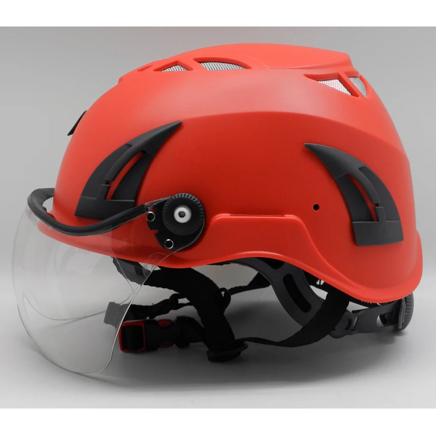 Safety helmet manufacturer for mining with suspension mining helmets visor