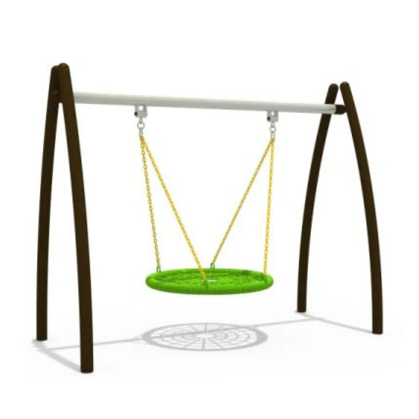 Outdoor Metal Swing Kids Playground Equipment Garden Swing Set For Children