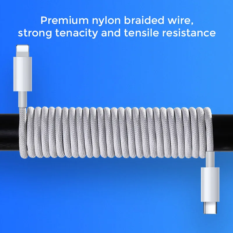 
JOYROOM NewS-1024M5 1M nylon 2.4A PD Charging Data Cable 