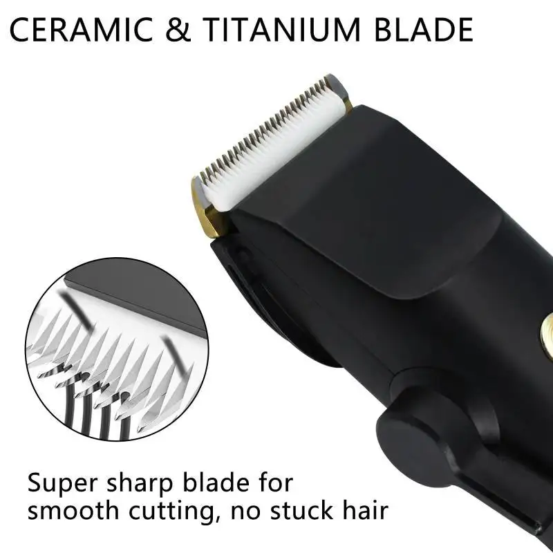 2021 New Model Professional Hair Clippers LCD Cordless Hair Trimmer for Men Hair Cutter Machine