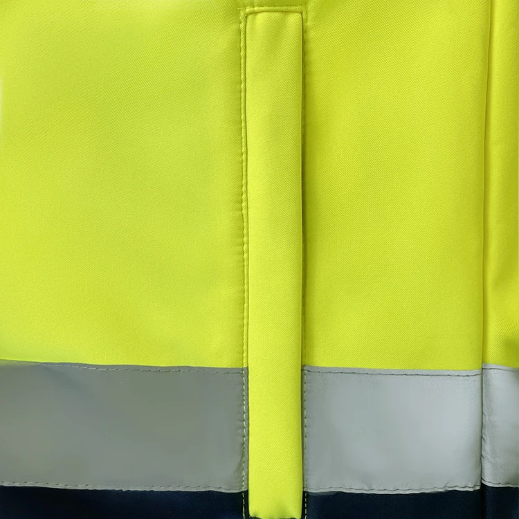 Hi vis custom garment security uniform reflective work jacket