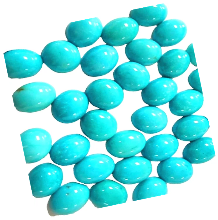 Rare turquoise cabochon stones  100% Natural Turquoise Gemstone