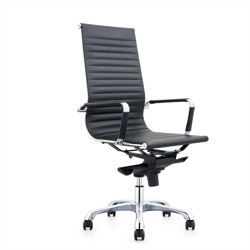  Wenchen Furniture Custom Modern Staff Computer Chair EN12520 Certified PU Swivel Leather Executive