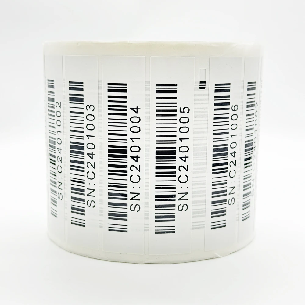 Customized self adhesive stickers factory Regular barcode labels