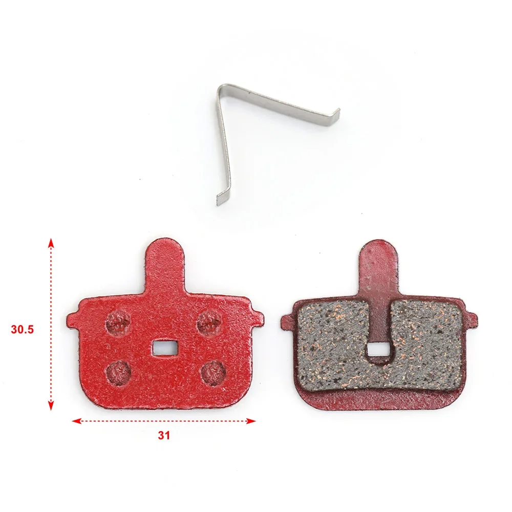 Brake Pads For Kugoo G Booster Electric Scooter Rectangular Hollow Brake Calipers Semi Metal Cycling Parts 1 Pairs