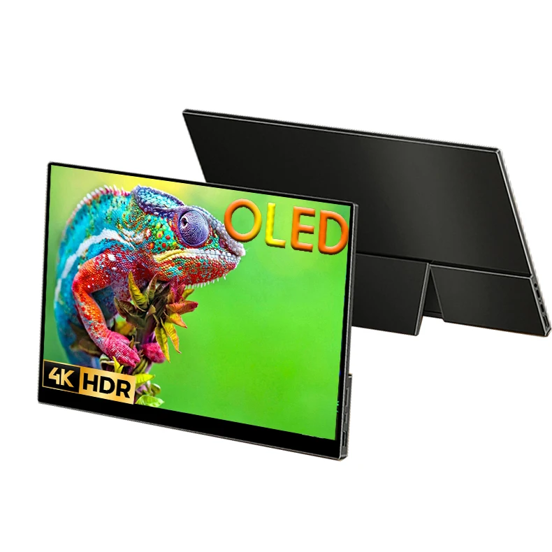 15.6 inch OLED touch portable display 4K mobile computer XBO/PS5/SWITCH external expansion screen 13.3 4k oled portable monitor