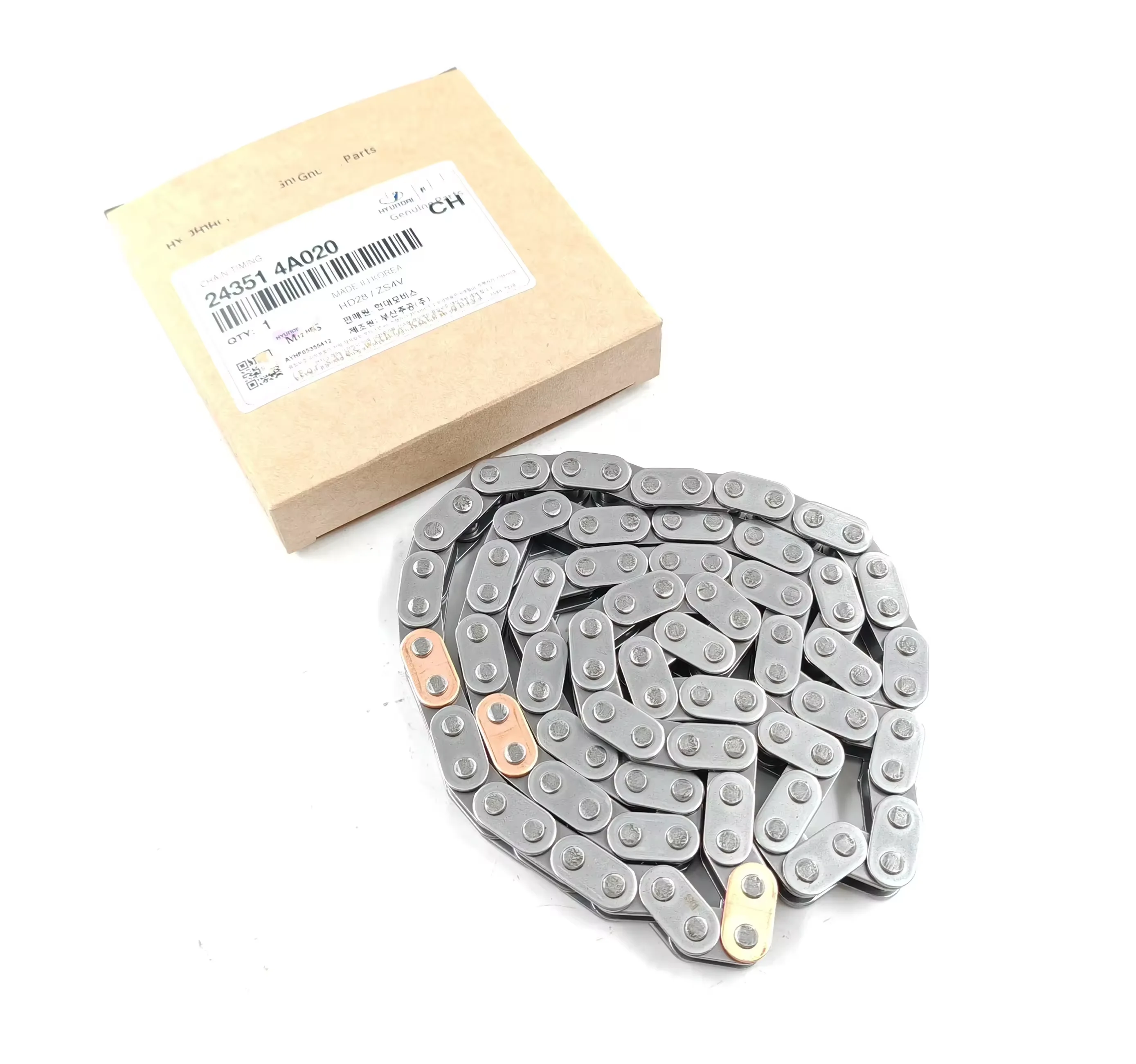 Original New Timing Chain Kit 24351-4A020/243514A020 Engine Parts Belt for Hyundai Korean Cars