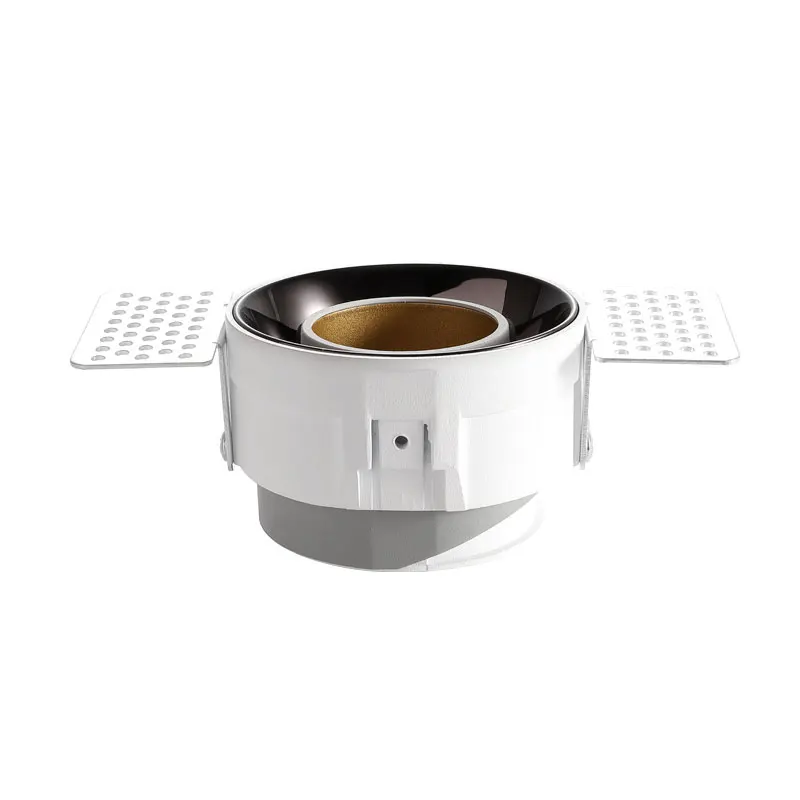 Aluminum Round LED Ceiling Light GU10 Spot Light Trimless Recessed GU10 Fixture By The Manufacturer