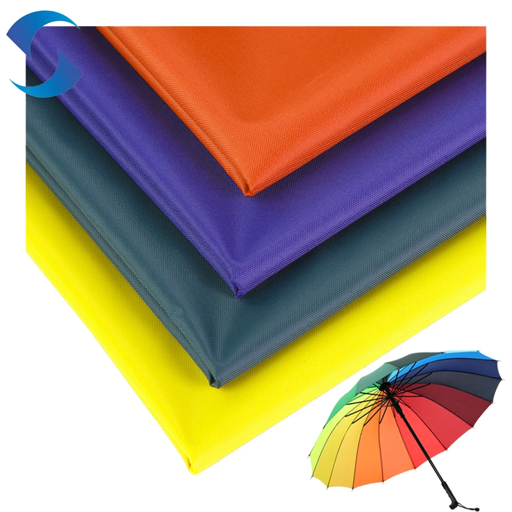 PU coated 100% polyester fabric manufacturing ripstop 210D oxford fabric waterproof Stretch Woven fabric for raincoat