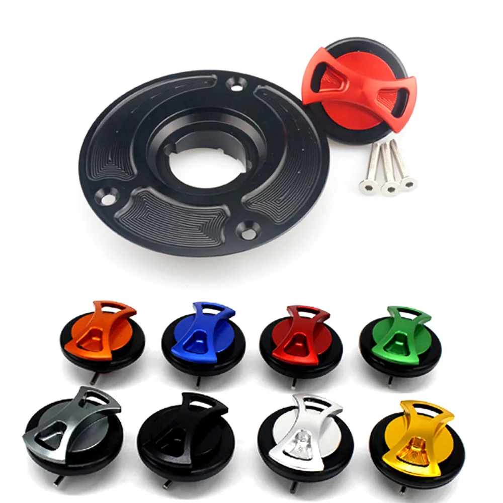 Rapid Locking CNC Aluminum Motorcycle Fuel Gas Tank Cover For KT RC 125 2011-2016 Duk 125 2011-2016 Duk 200 2012-2016