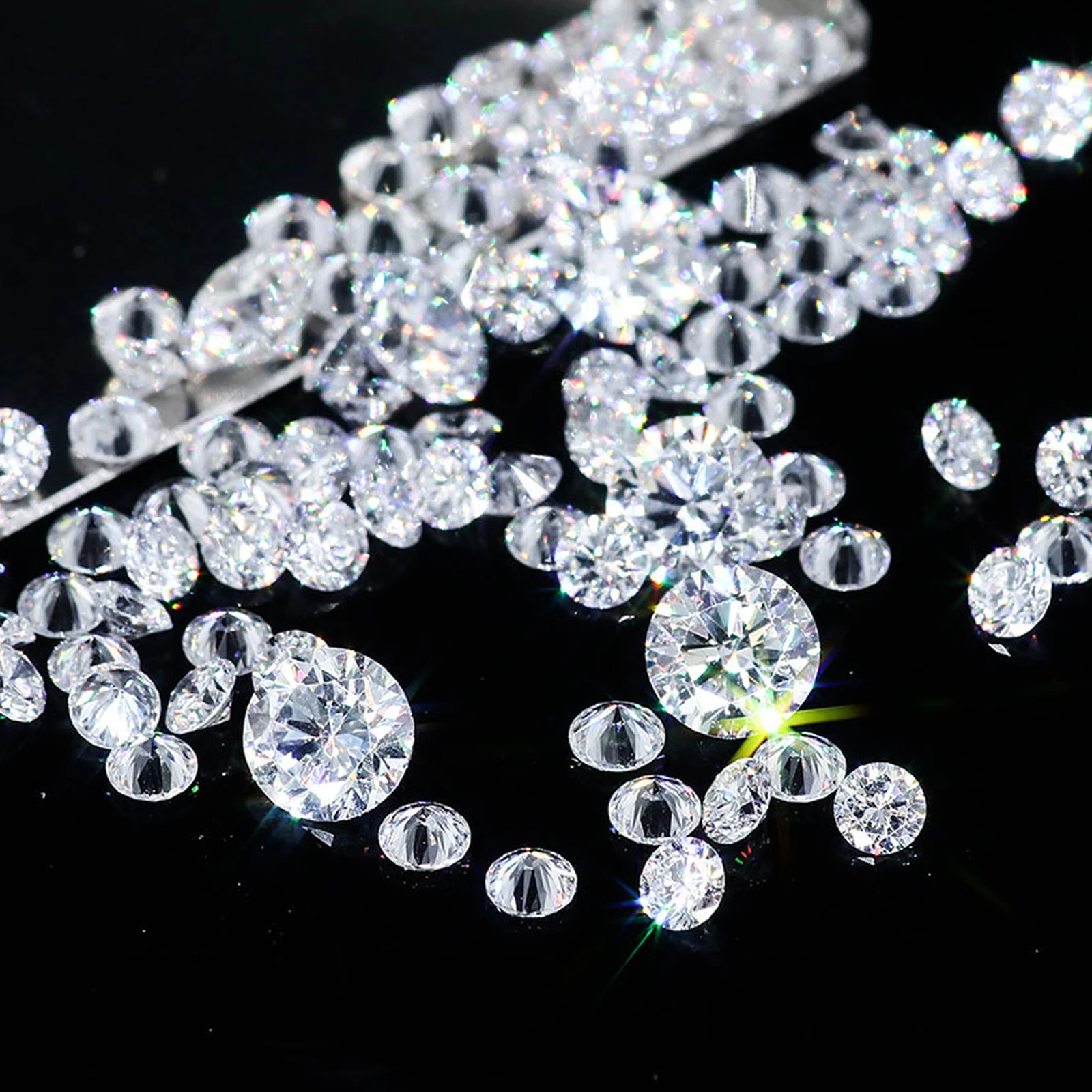 Luster Wholesale Factory Big Size Lab Grown Diamond 1.5-1.99 Carat CVD HPHT Round Cut D VS1 Loose Diamond For Jewelry Making