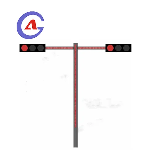 Waterproof Tri Color New Semaphore Trafic LED glowing Signal Light On Traffic Pole