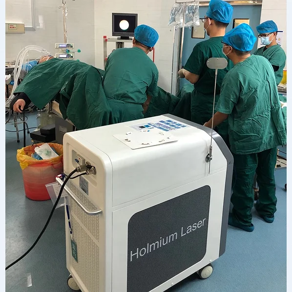 Potent Urology equipment lithotripter 40W 90W 80W holmium medical laser for ureter urethra stricture resection Ablation