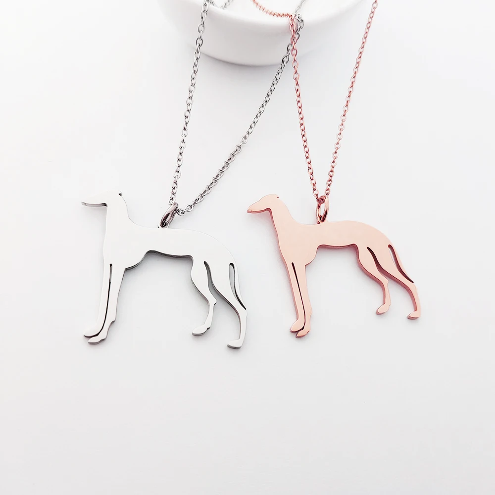 Wolf Necklace Animal Pendant Gold Wolf Necklace Collar De Acero Inoxidable Wolf Pendant Stainless Steel Necklace
