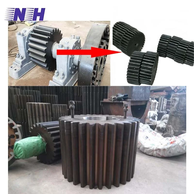 Paper making machine gear for dryer cylinder shredder drive gear used for sewage treatment plant