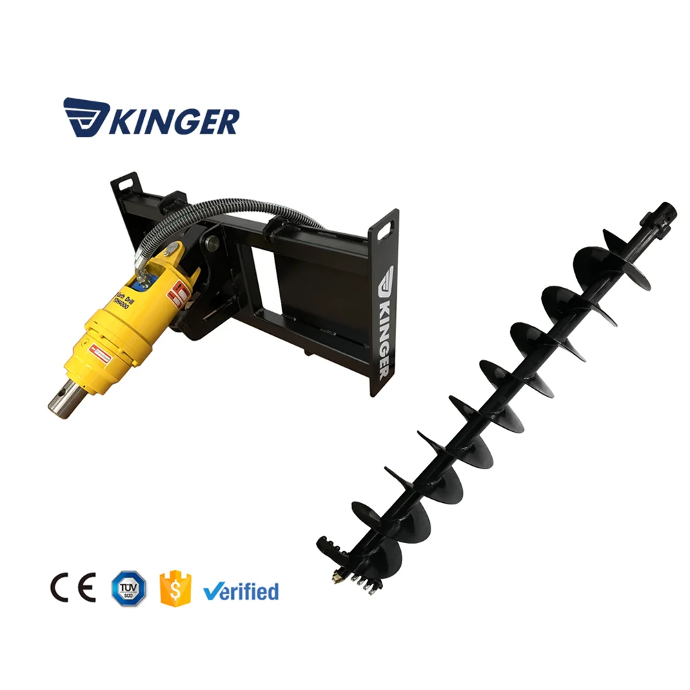 Hot Sale KINGER Brand Mini Excavator Hydraulic Earth Drill