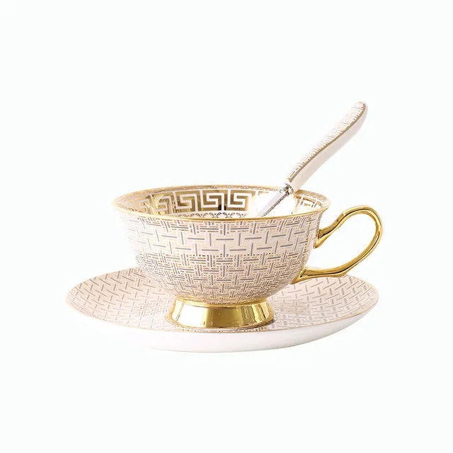 Hot selling Light luxury Coffee cups and saucers Ceramic coffee cups and saucers espresso cups and saucers