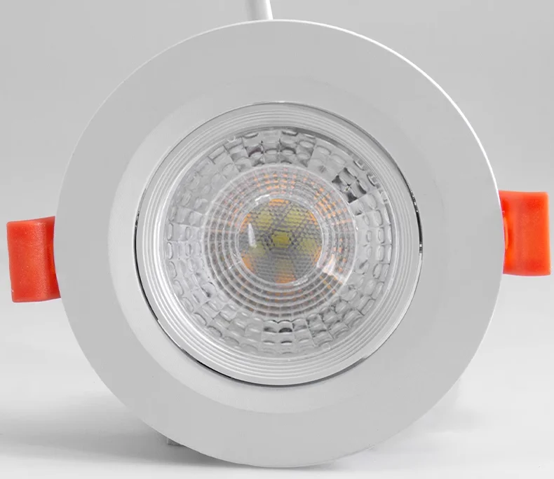 Indoor Lighting Round Square Recessed adjustable Smd Downlight 3w 5w 7w Ceiling Led Spot Light 110v 220v