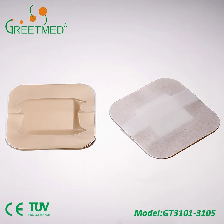 Повязка на рану из серебристого ионного пенопласта, одобренная CE