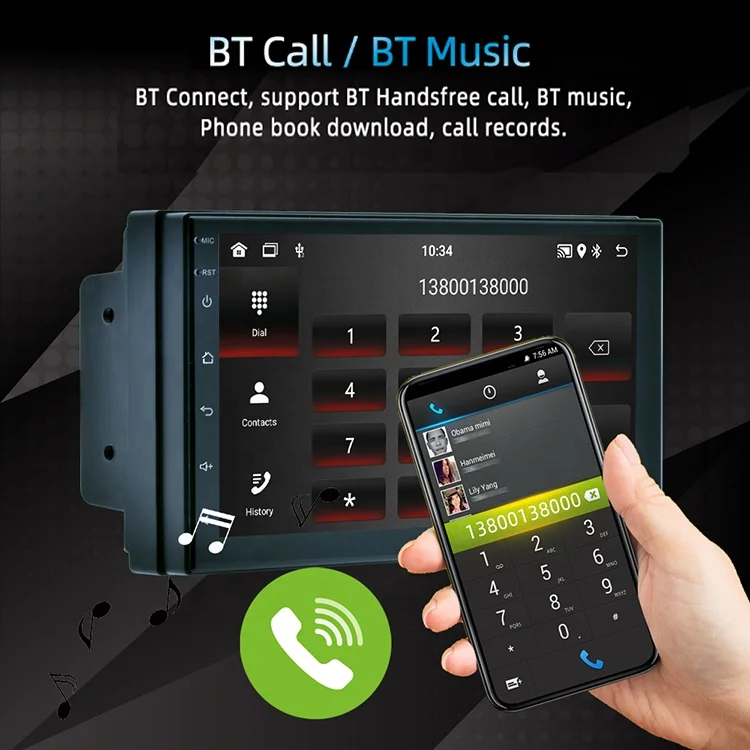 2 Din Android 7 9 10 Inch Car Multimedia Video Player Universal Double Din GPS Navigation Universal Stereo Radio