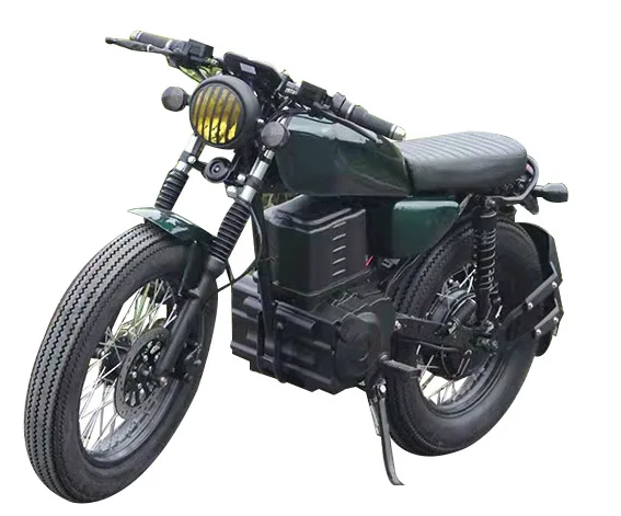 Электрический Мотоцикл cruiser CG Классические электрические мотоциклы 72 в 2000 Вт ретро