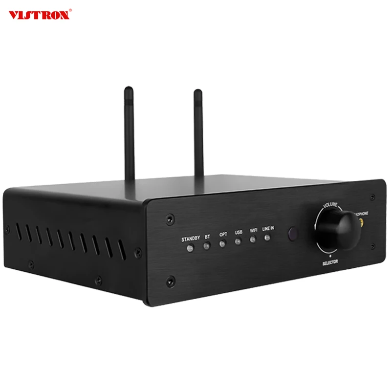 Household Hi-Fi Stereo Power Amplifier Buffer Booster Digital Amplifier With 24bit/192KHz USB Optical DAC 2.1 Audio Amplifier