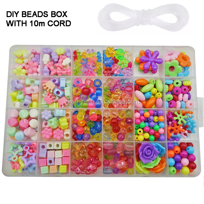 Manufacturer wholesale Puzzle Educational DIY String Beads Toys Jewelry Making Kit