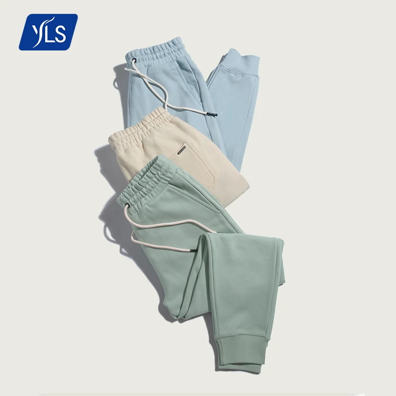 Wholesale Custom Logo Winter Fleece Heated Pants Plain Blank Gym Heavyweight Mens Sweatpants Joggers For Men