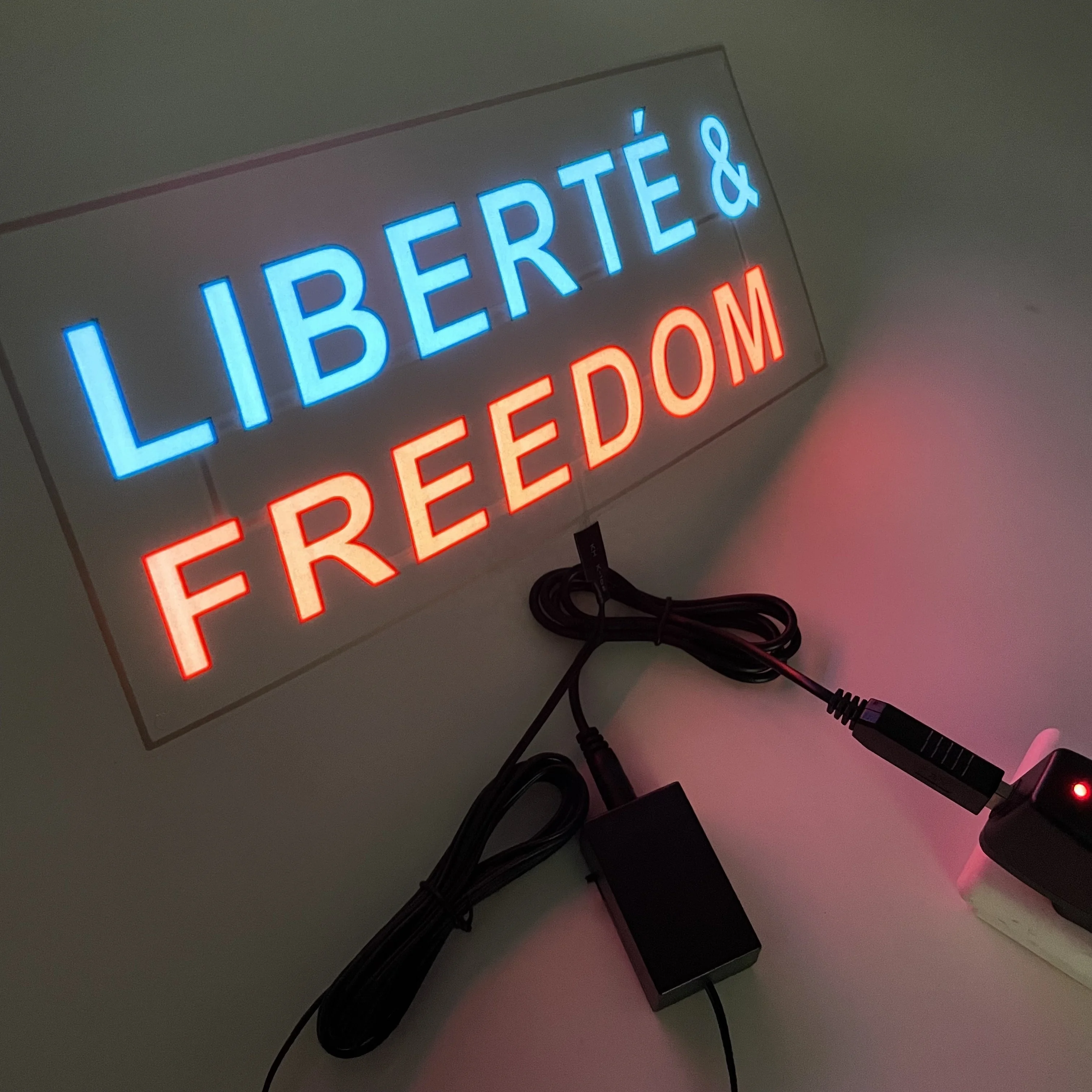 Customize EL car sticker Glow in Dark Stickers Night Safety Luminous Decals Accessories DIY for Car Truck