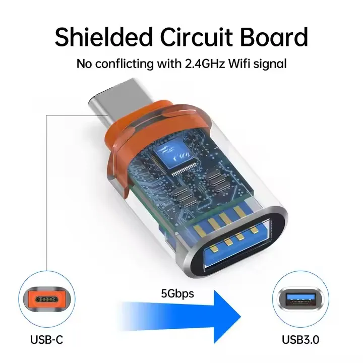 Type-C на USB-адаптер 3 0 USB-C 1 папа OTG Женский коннектор для передачи данных конвертер
