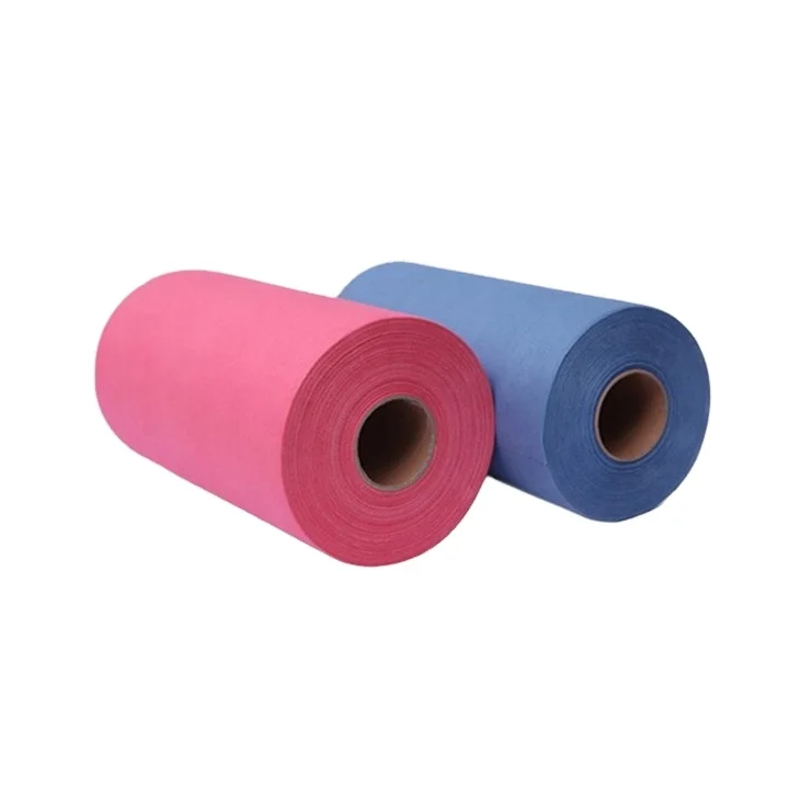 Wood Pulp PP  Wiper  Disposable Cleaning Rags Industrial Cleaning Cloth Roll