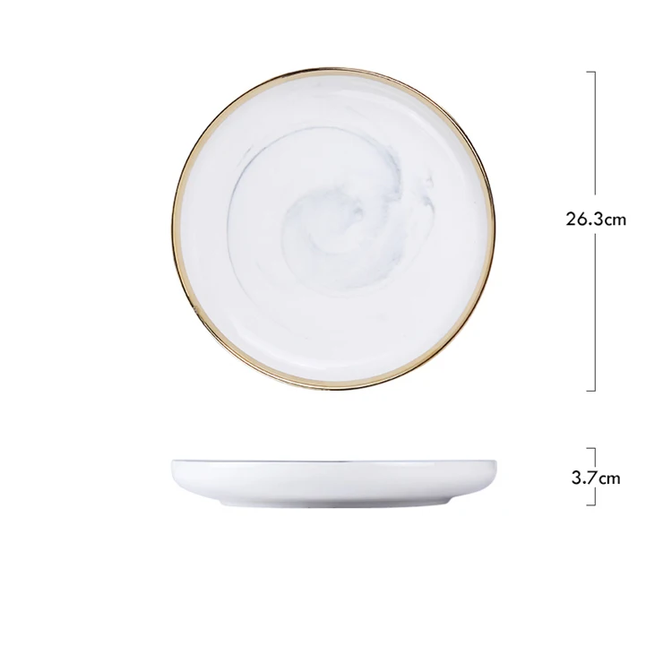 Factory Lowest Price Plates Custom White Porcelain Plate